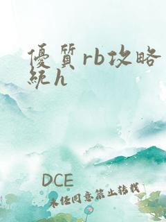 优质rb攻略系统h