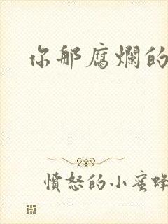 你那腐烂的直肠