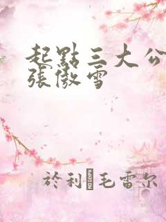 起点三大公交车张傲雪