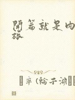 开篇就是肉的军旅