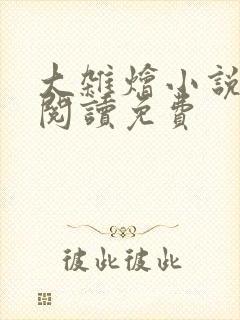 大杂烩小说全集阅读免费