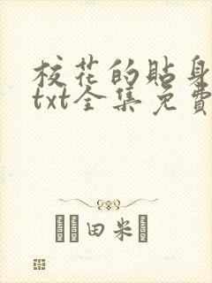 校花的贴身保镖txt全集免费下载