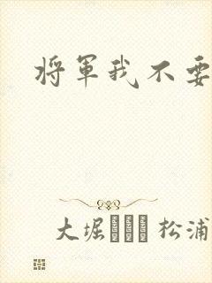 将军我不要你了