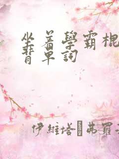 坐着学霸棍子上背单词