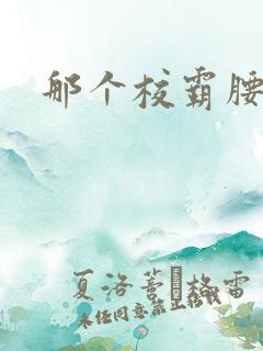 那个校霸腰好软