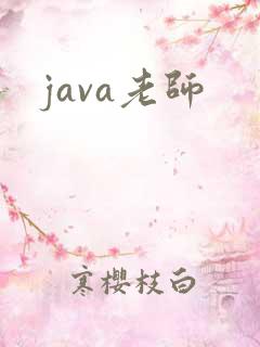 java老师