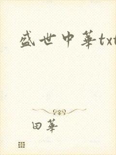 盛世中华txt