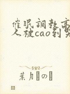 催眠调教高冷美人被cao到哭