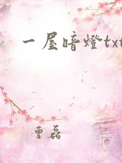 一屋暗灯txt