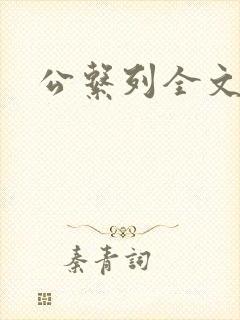 公系列全文阅读