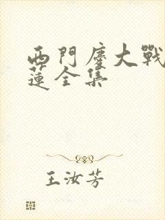 西门庆大战潘金莲全集