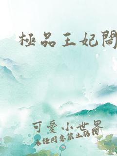 极品王妃闹王府