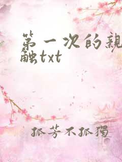 第一次的亲密接触txt