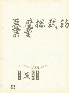 恶魔总裁的一夜禁爱