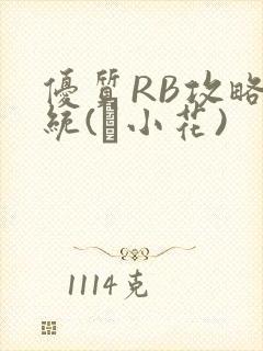 优质RB攻略系统(寀小花)