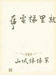 在电梯里就开始了