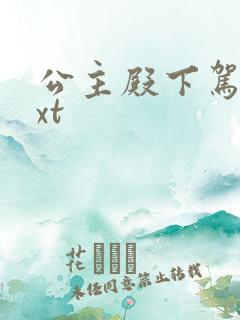 公主殿下驾到txt