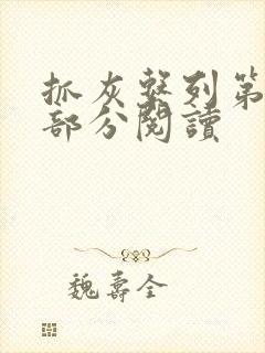 抓灰系列第33部分阅读