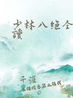 少林八绝全文阅读