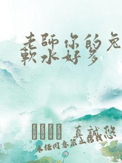 老师你的兔子好软水好多