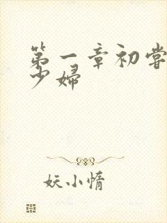 第一章初尝云雨少妇