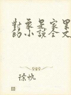 对象是家里安排的小说全文免费阅读