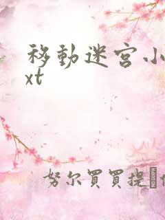 移动迷宫小说txt