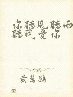 你听风听雨却不听我爱你