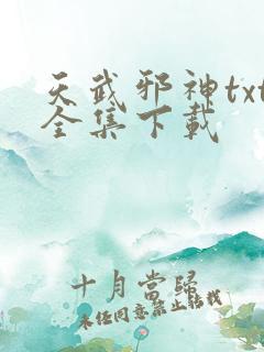 天武邪神txt全集下载