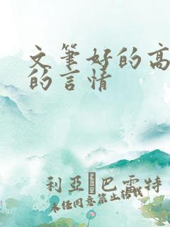 文笔好的高质量的言情