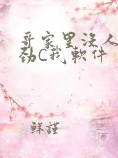 哥家里没人使点劲C我软件