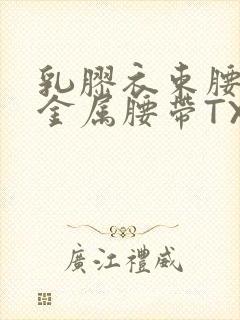 乳胶衣束腰勒紧金属腰带TXT