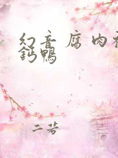 幻音 腐 肉补钙鸭