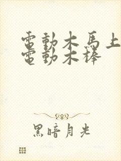 电动木马上两个电动木棒