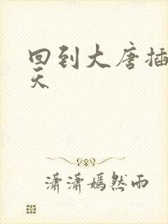 回到大唐插武则天