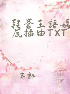 段誉王语嫣在井底插曲TXT