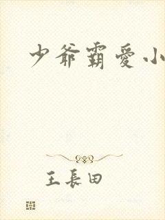 少爷霸爱小丫头