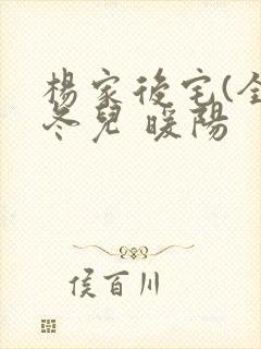 杨家后宅(全)冬儿 暖阳