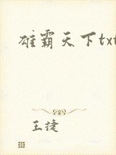 雄霸天下txt