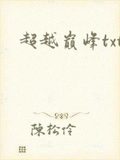 超越巅峰txt