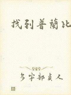 找到普兰比尔德