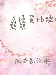 《优质rb攻略系统