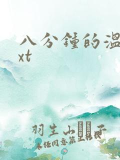 八分钟的温暖txt