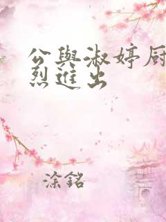 公与淑婷厨房猛烈进出