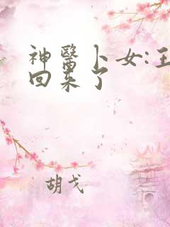 神医卜女:王妃回来了