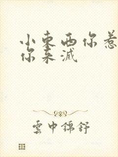 小东西你惹的火你来灭