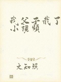 我父子截了一段小视频