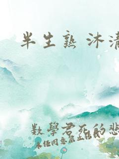 半生熟 沐清雨
