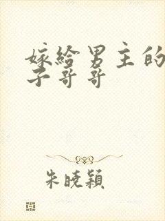 嫁给男主的病秧子哥哥