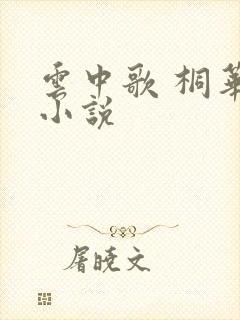 云中歌 桐华 小说